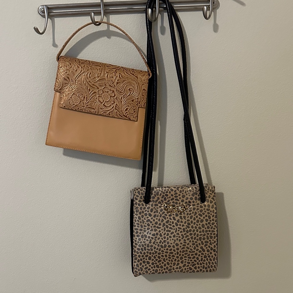 Lot of 2 Designer Vintage Handbags by Timothy Hitsman